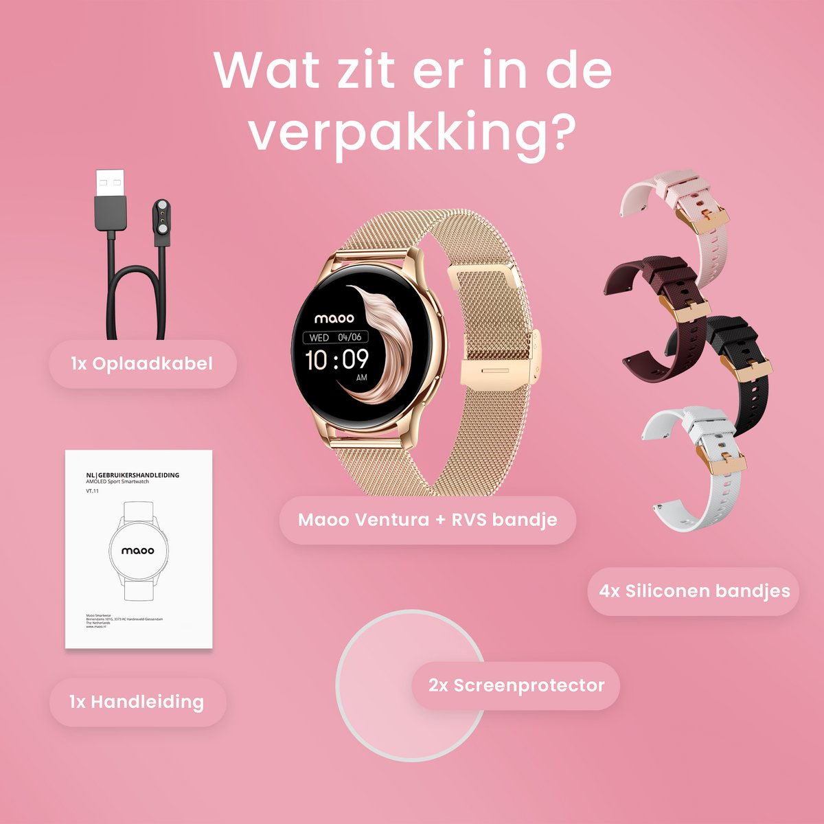 Maoo Ventura Rosé Goud