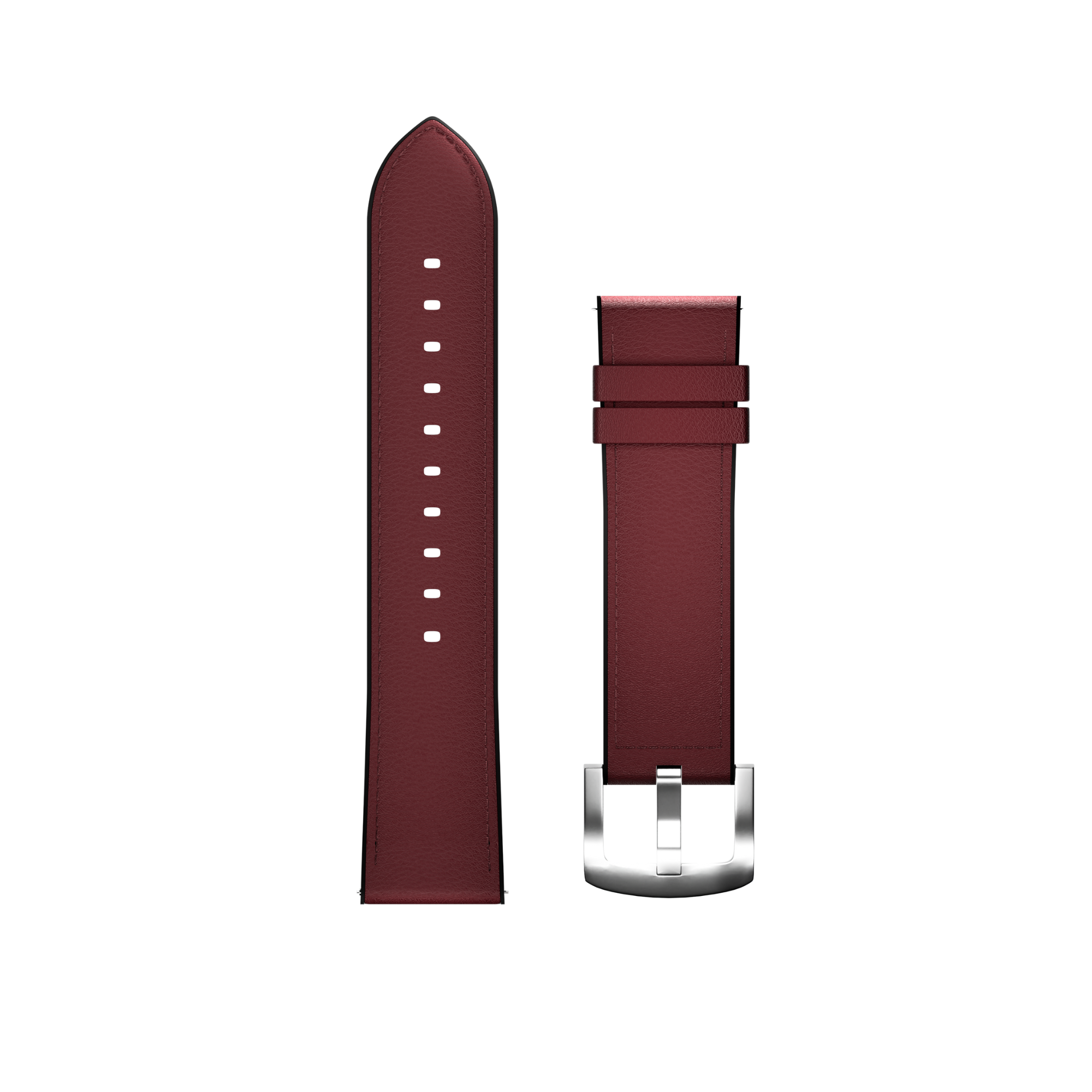 Leren bandje rood