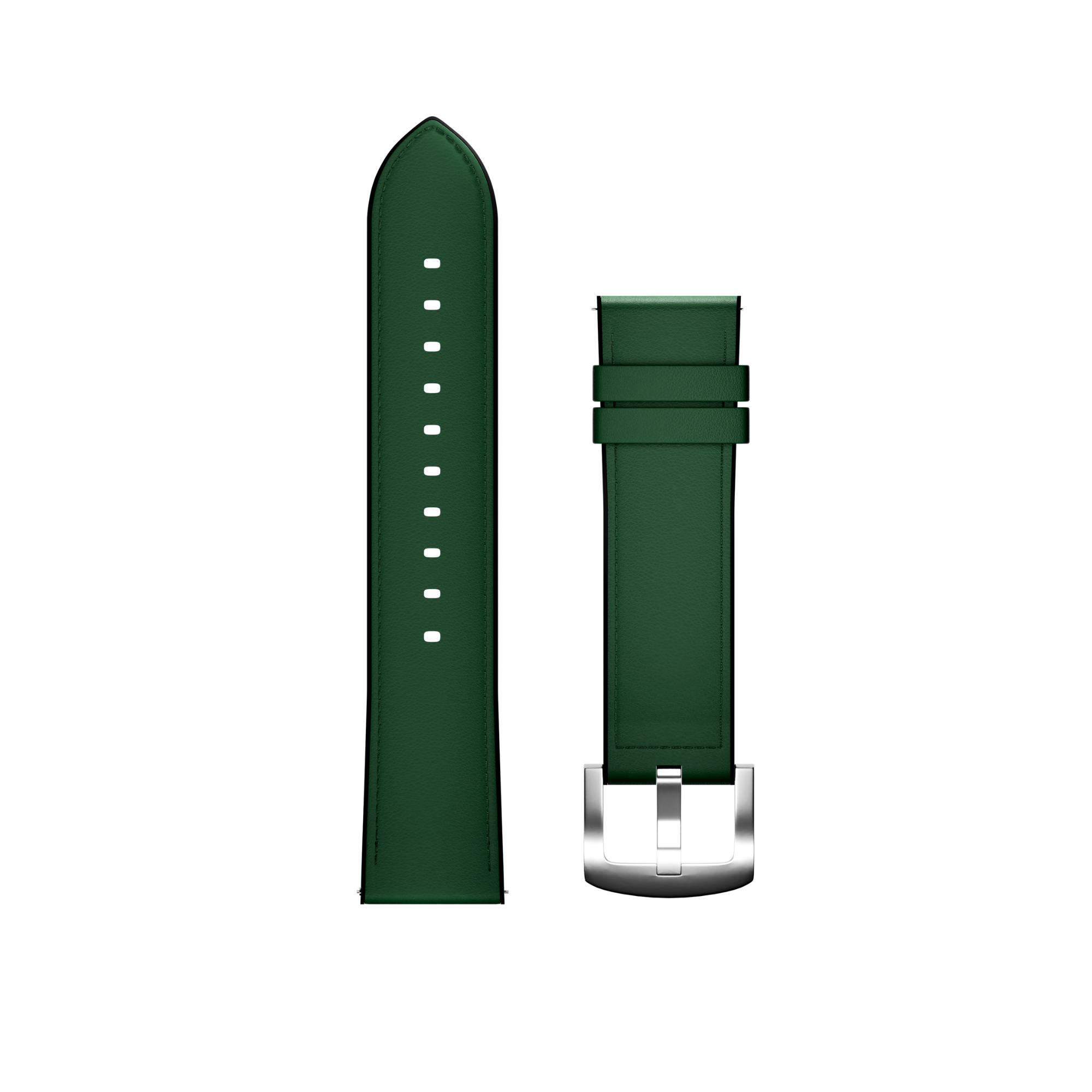 Leren bandje groen