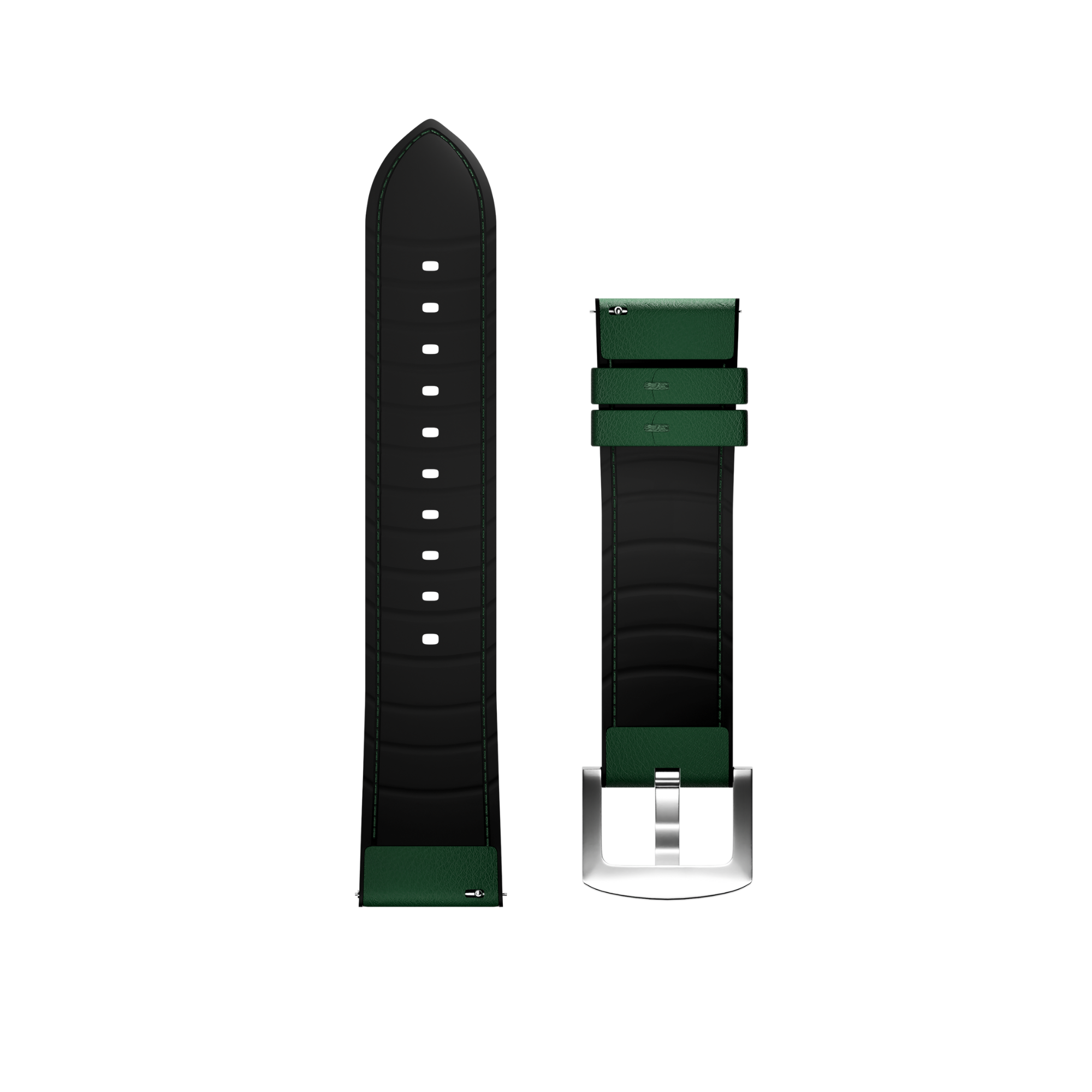 Leren bandje groen