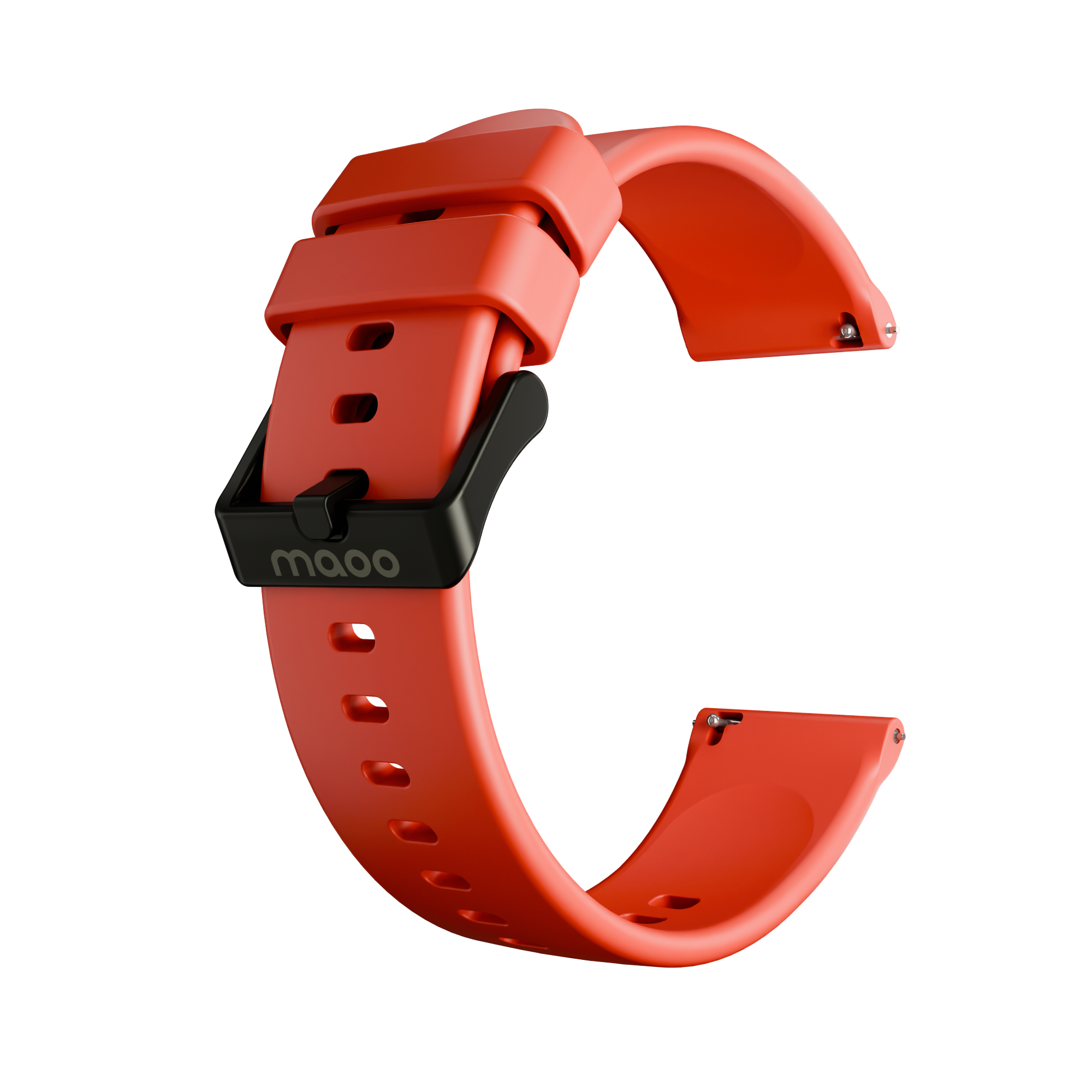 Siliconen bandje rood