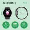 Maoo GTR Serie Smartwatch voor Dames en Heren Zwart