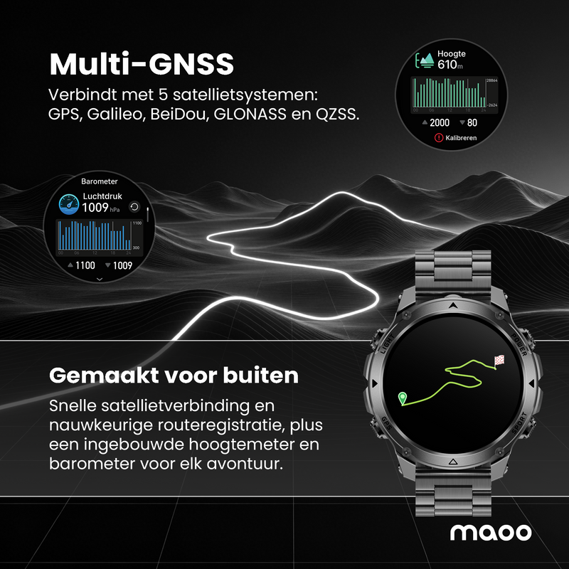 Maoo Titan GPS Gun Metal