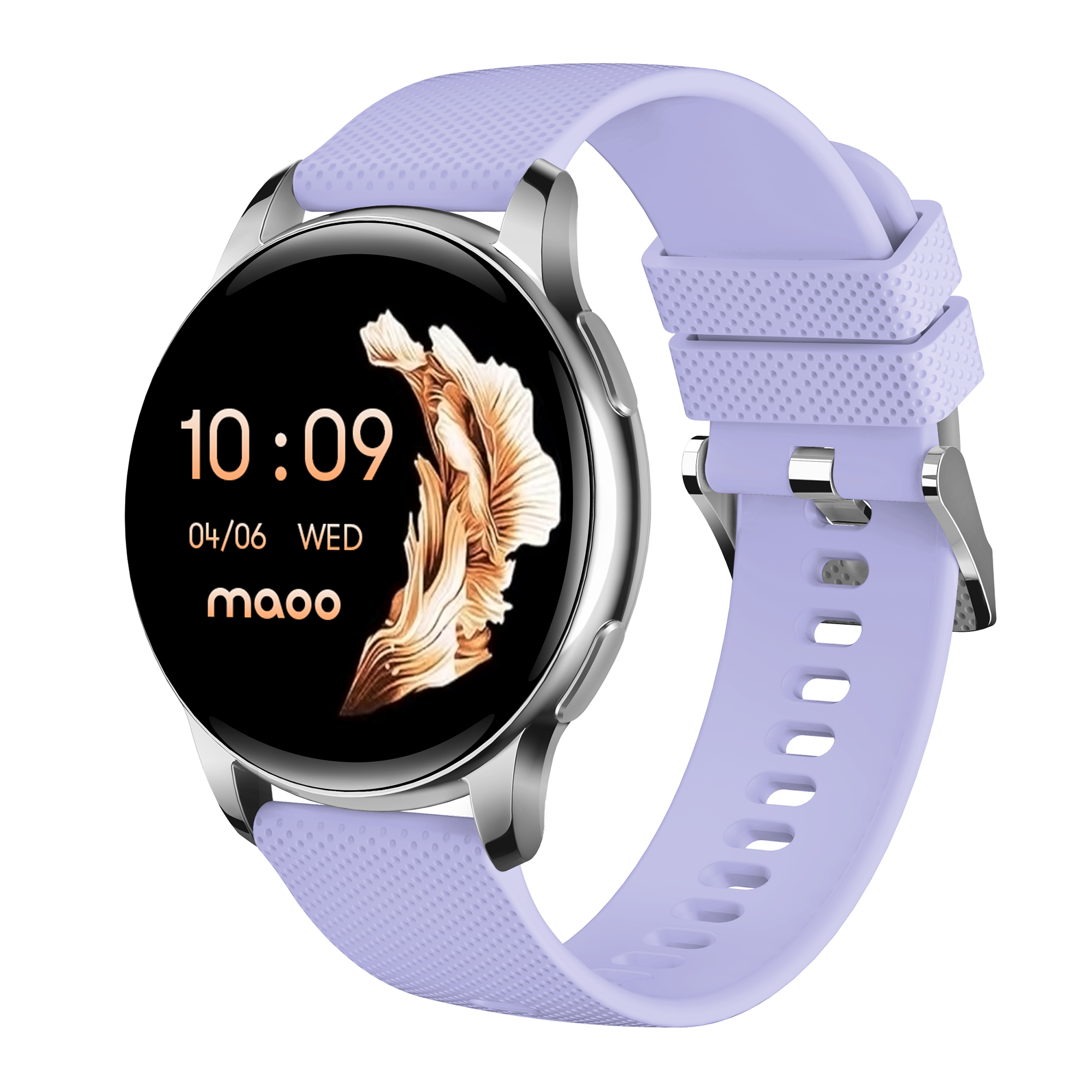 Maoo Ventura AMOLED Smartwatch Dames Zilver Wit