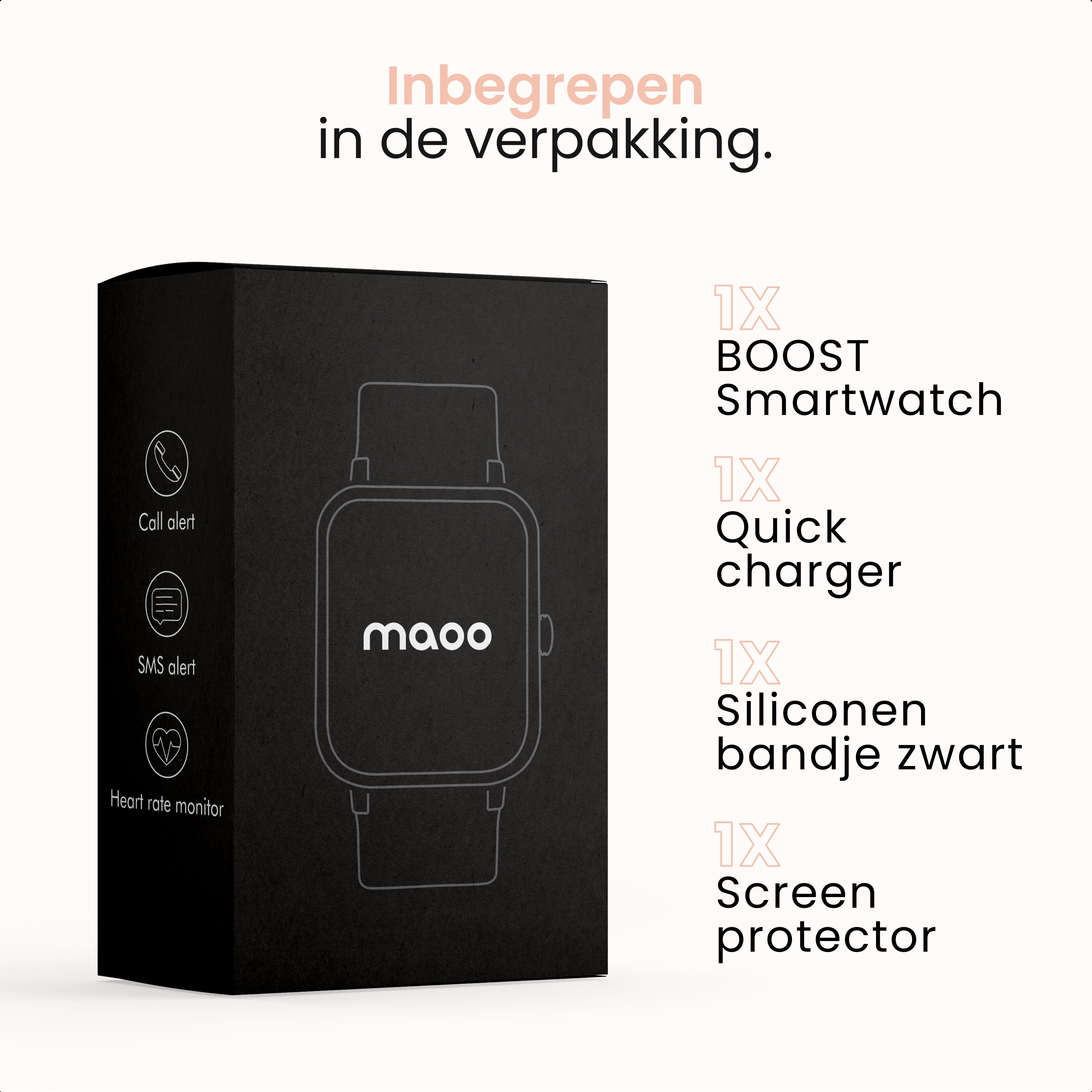 MAOO BOOST Smartwatch Roze